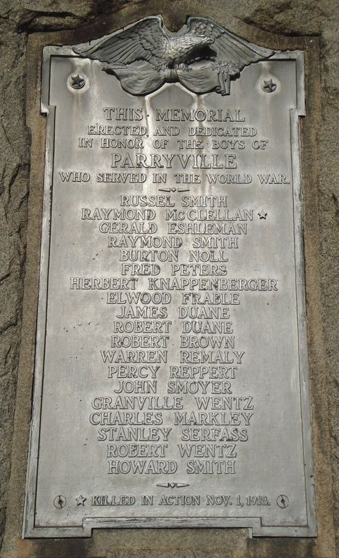 World War Memorial. Click for full size. World War Memorial image. Click for full size.