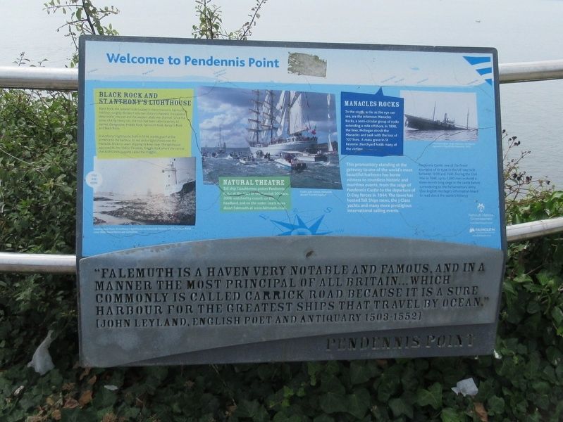 Pendennis Point Marker. Click for full size. Pendennis Point Marker image. Click for full size.