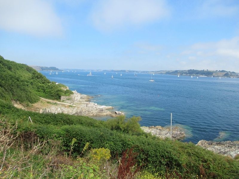 Crab Quay at Pendennis Point and Falmouth Sound image. Click for full size.