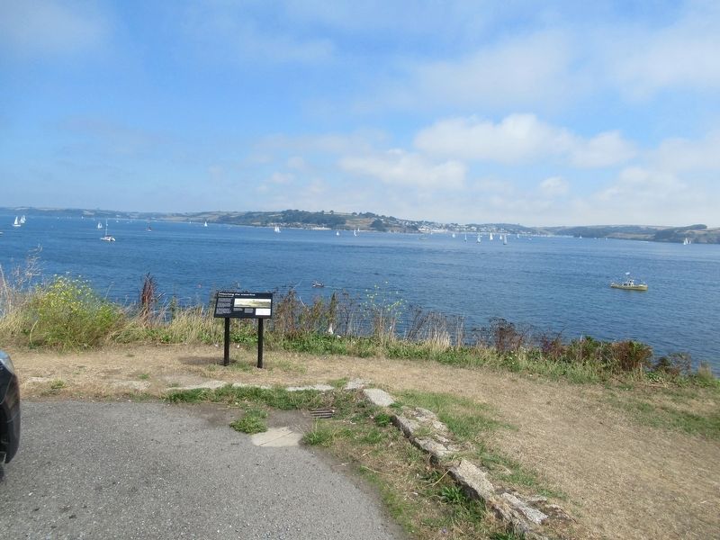 Watching the waterline Marker and Falmouth Sound image. Click for full size.
