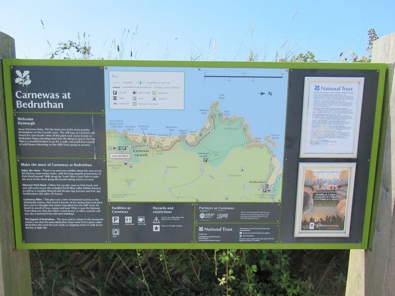 Carnewas at Bedruthan Marker. Click for full size. Carnewas at Bedruthan Marker image. Click for full size.