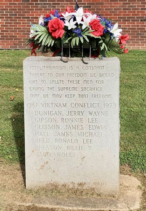 Benton County Vietnam Conflict Memorial image. Click for full size.