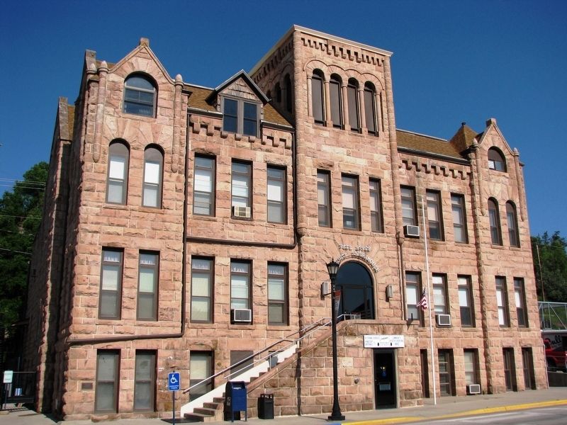 Fall River County Courthouse, Hot Springs, South Dakota image. Click for full size.
