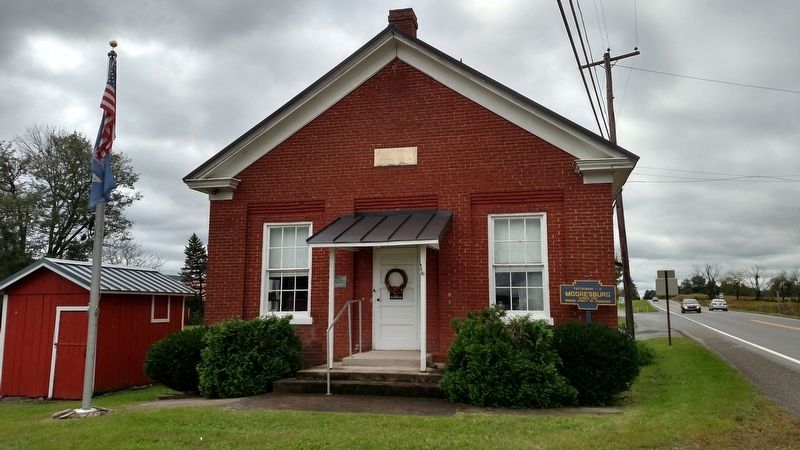 Mooresburg Schoolhouse Marker image. Click for full size.