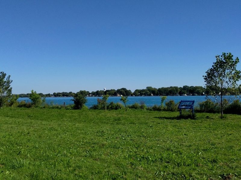 St. Clair River Habitat Restoration: Cottrellville Township Shoreline Marker. Click for full size. St. Clair River Habitat Restoration: Cottrellville Township Shoreline Marker image. Click for full size.