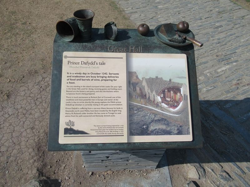 Prince Dafydd’s tale Marker. Click for full size. Prince Dafydd’s tale Marker image. Click for full size.