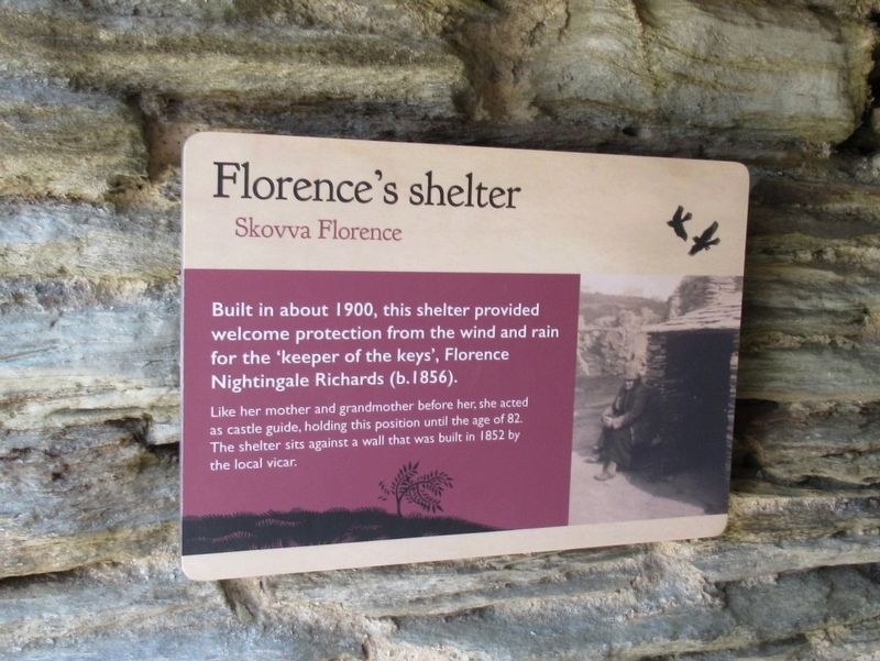 Florences shelter Marker image. Click for full size.