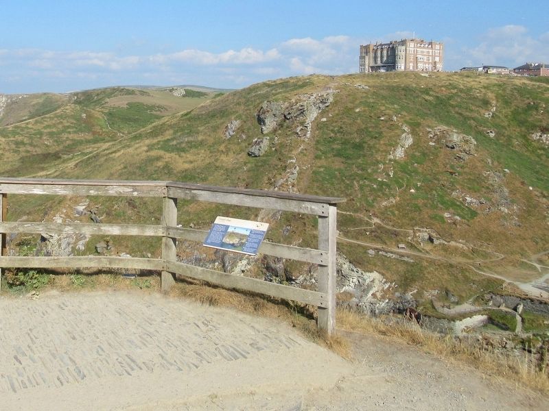 Tintagel village Marker image. Click for full size.