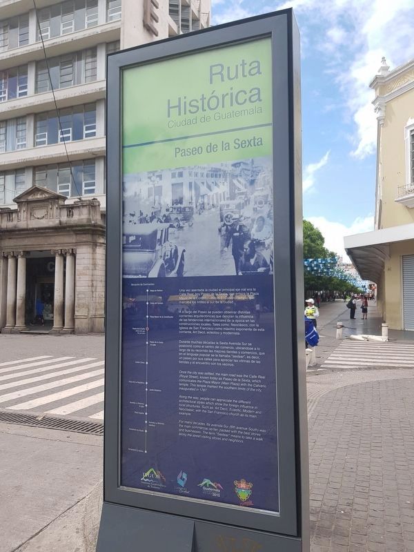 Paseo de la Sexta Marker. Click for full size. Paseo de la Sexta Marker image. Click for full size.