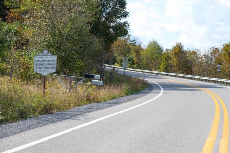Pendleton County / Pocahontas County Marker image. Click for full size.