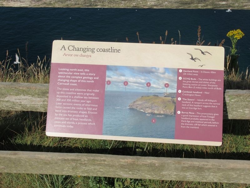 A changing coastline Marker image. Click for full size.