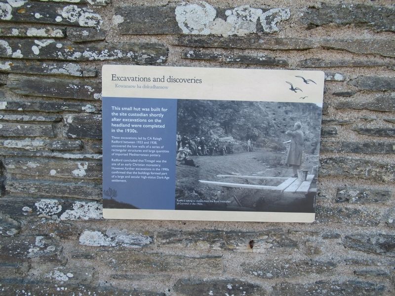 Excavations and discoveries Marker. Click for full size. Excavations and discoveries Marker image. Click for full size.