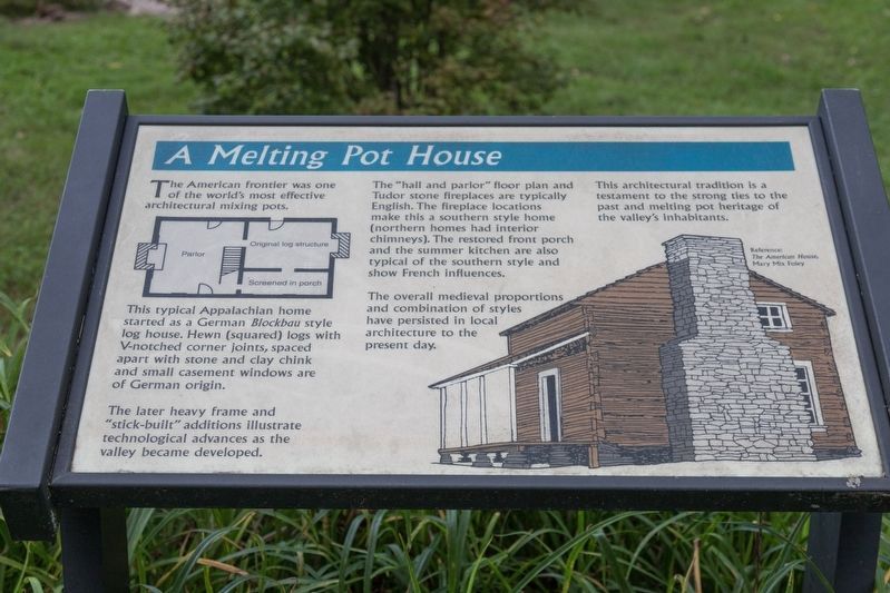 A Melting Pot House Marker image. Click for full size.