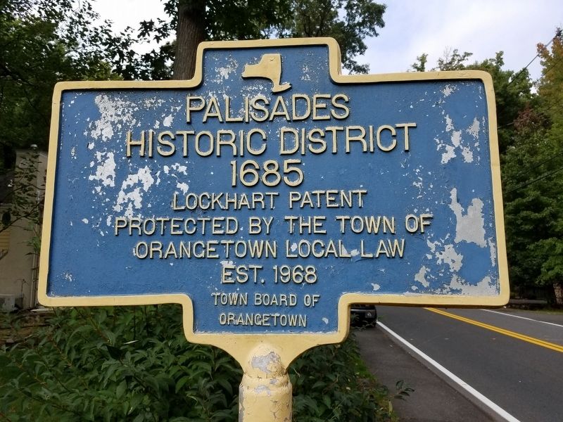 Palisades Historic District Marker. Click for full size. Palisades Historic District Marker image. Click for full size.