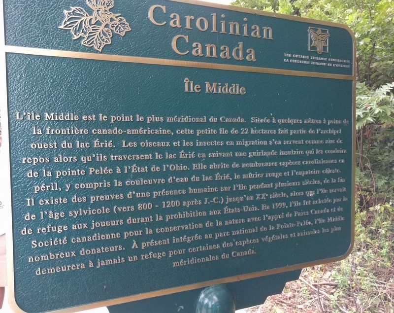 Carolinian Canada:le Middle Marker image. Click for full size.