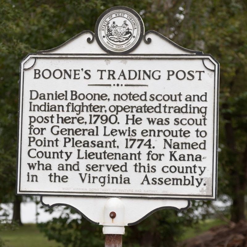 Boones Trading Post Marker image. Click for full size.