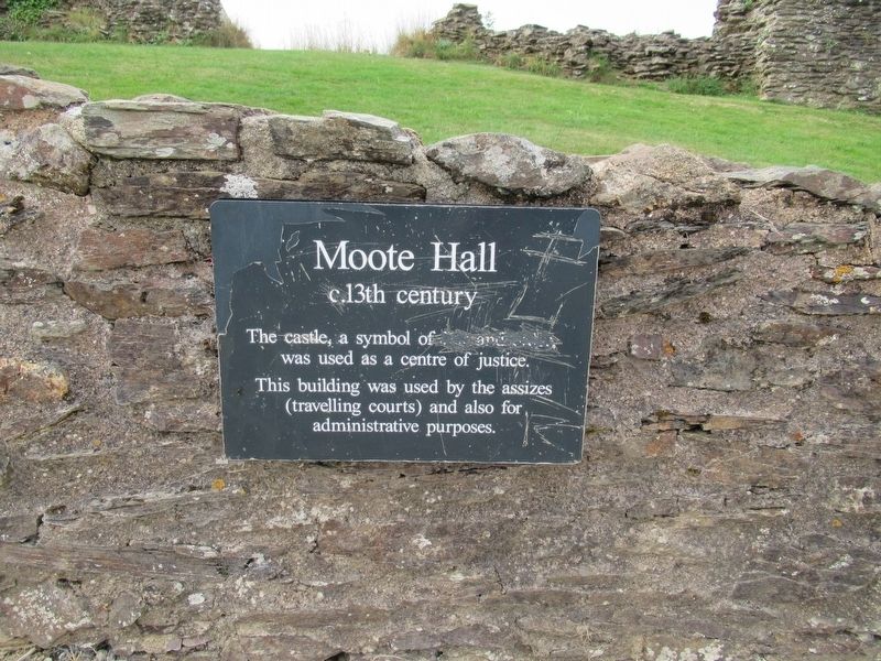 Moote Hall Marker. Click for full size. Moote Hall Marker image. Click for full size.