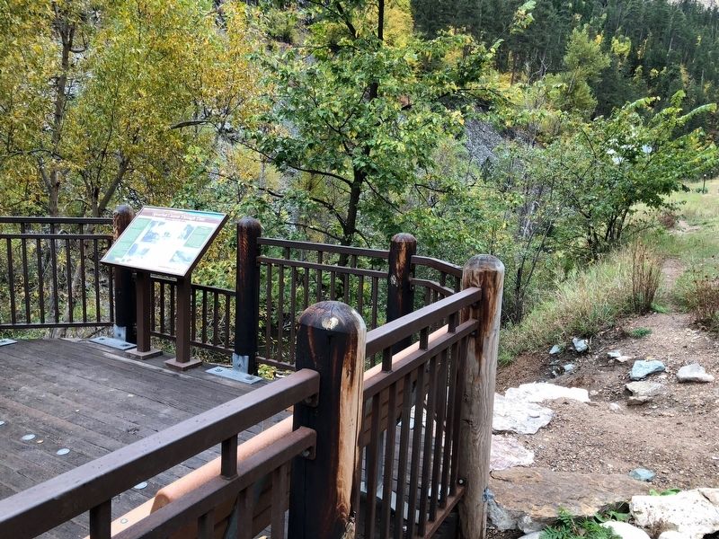 Spearfish Canyon Through Time Marker. Click for full size. Spearfish Canyon Through Time Marker image. Click for full size.