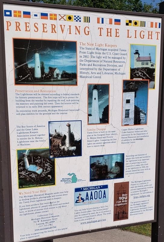 Preserving the Light Marker. Click for full size. Preserving the Light Marker image. Click for full size.