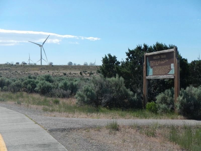 Oregon Trail Marker. Click for full size. Oregon Trail Marker image. Click for full size.