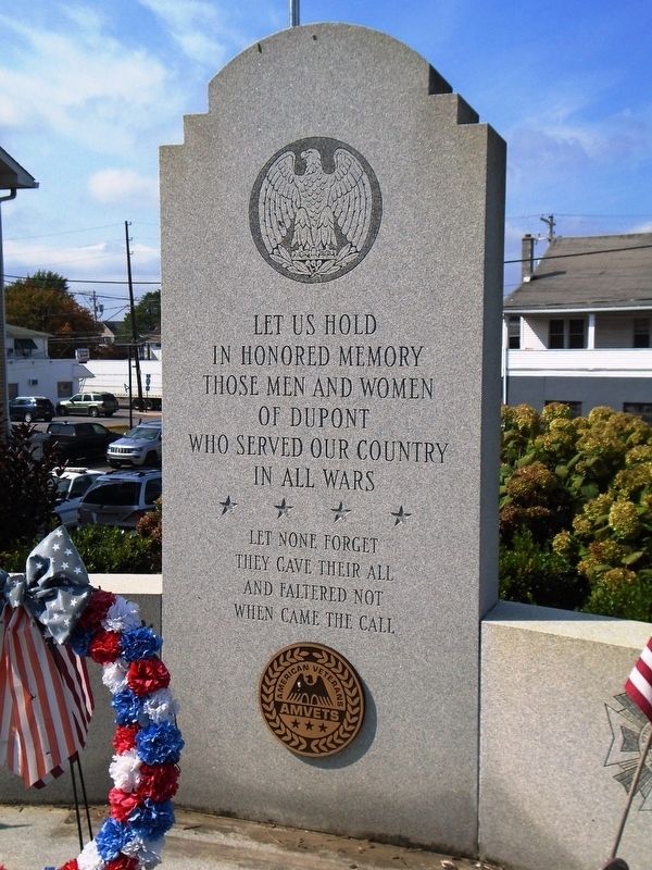 War and Veterans Memorial. Click for full size. War and Veterans Memorial image. Click for full size.