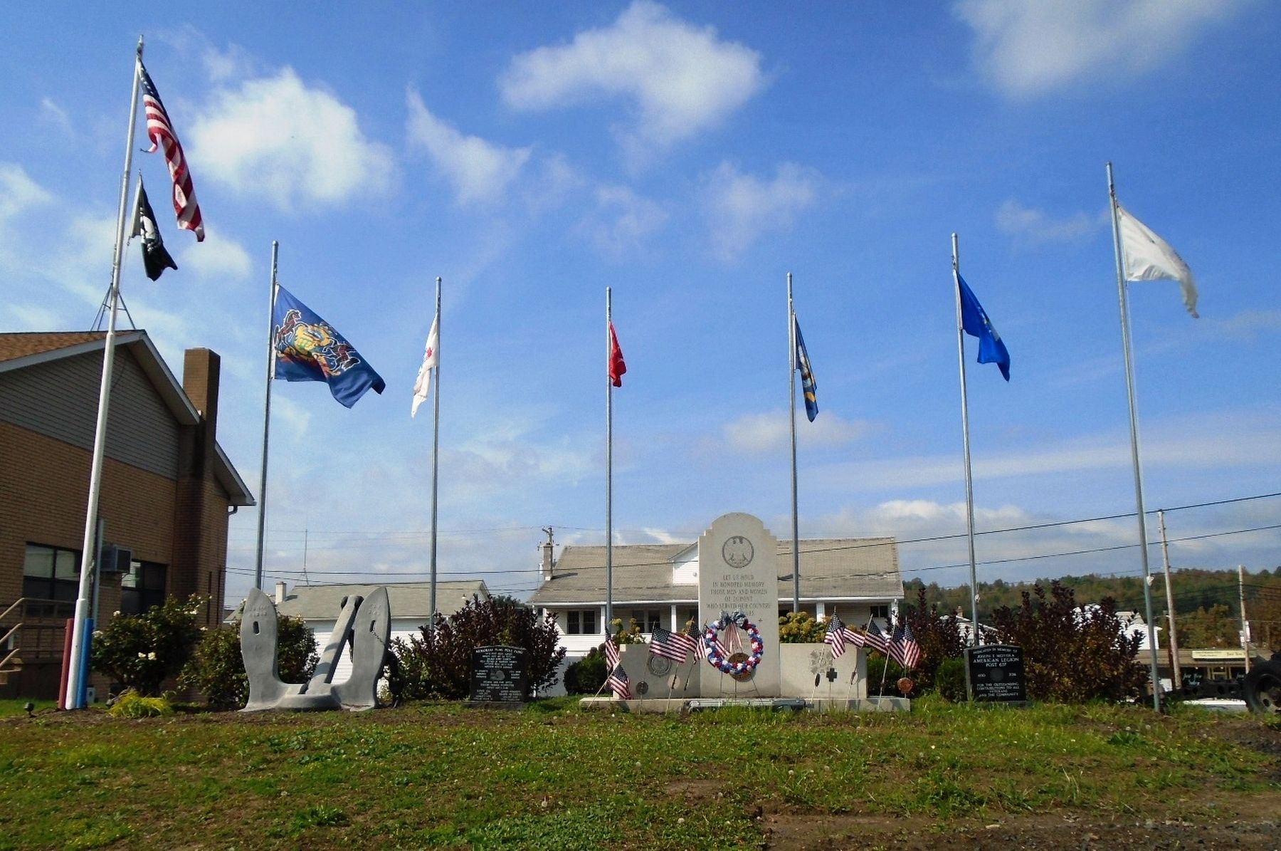 War and Veterans Memorial. Click for full size. War and Veterans Memorial image. Click for full size.