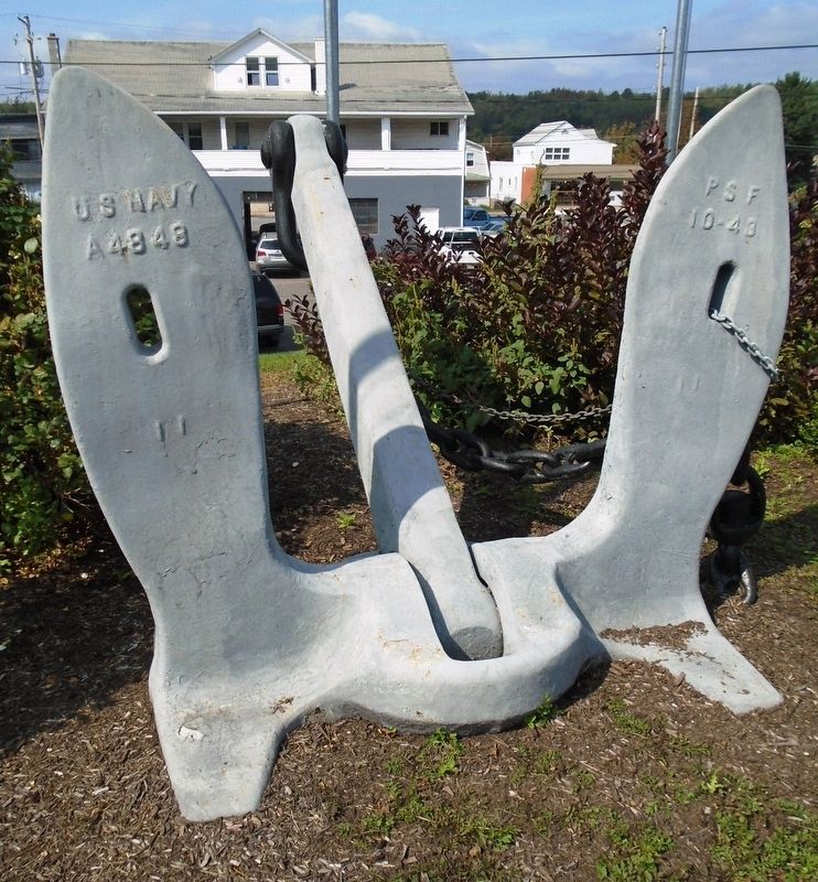 War and Veterans Memorial Anchor. Click for full size. War and Veterans Memorial Anchor image. Click for full size.