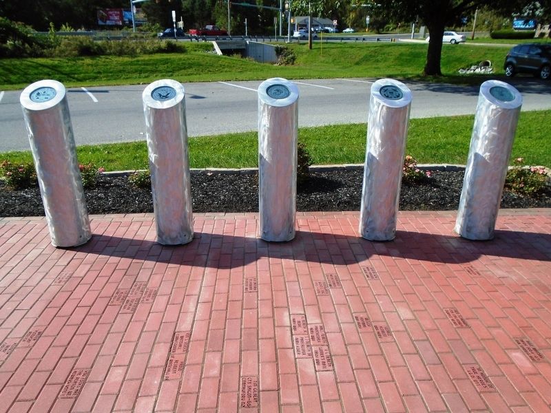 Veterans Memorial Armed Forces Emblems. Click for full size. Veterans Memorial Armed Forces Emblems image. Click for full size.