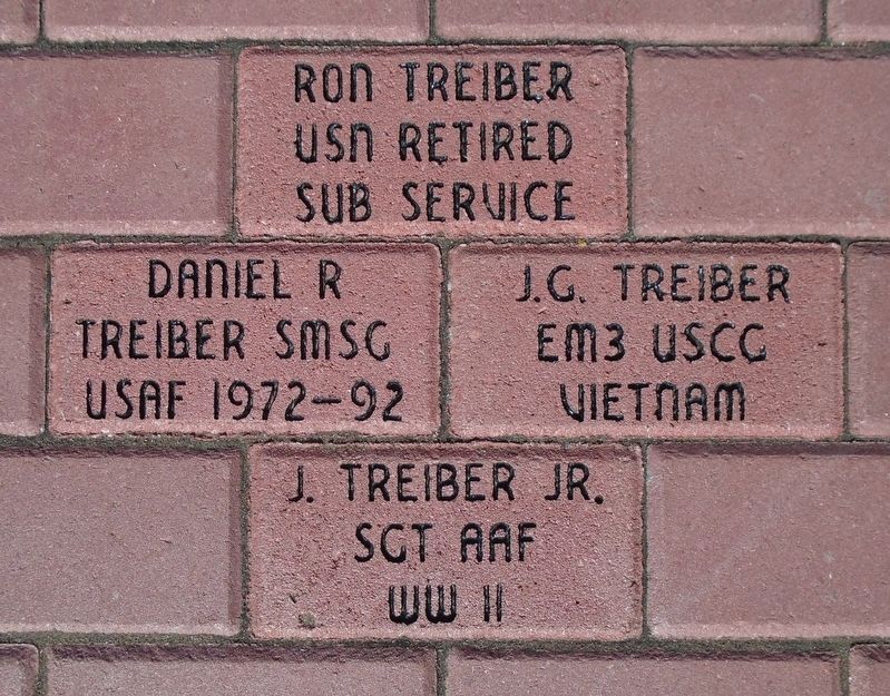 Veterans Memorial Representative Pavers. Click for full size. Veterans Memorial Representative Pavers image. Click for full size.