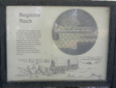 Register Rock Marker. Click for full size. Register Rock Marker image. Click for full size.