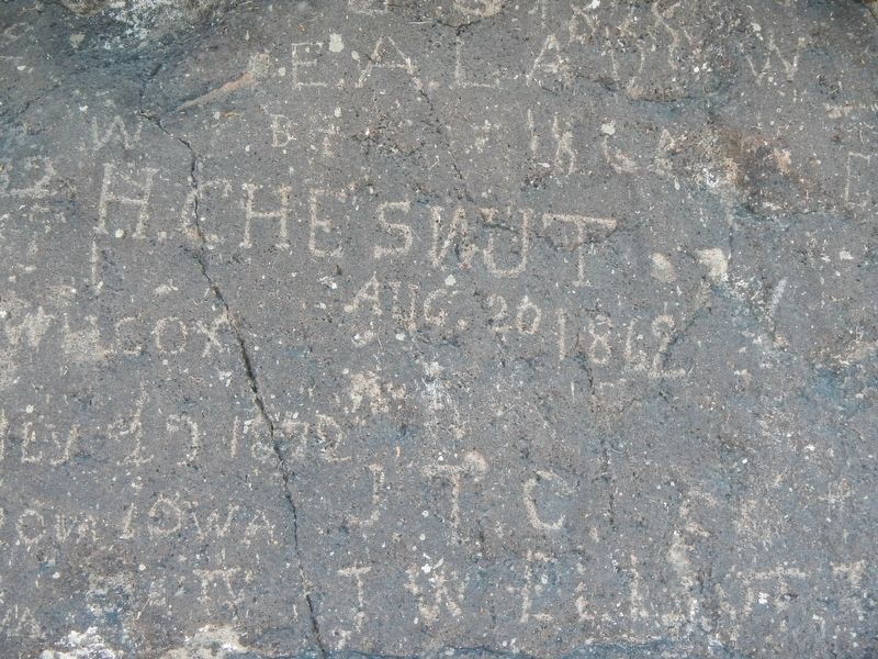 Register Rock detail. Click for full size. Register Rock detail image. Click for full size.