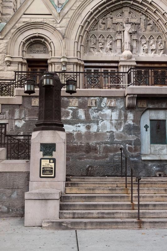 Cathedral of the Madeleine Marker. Click for full size. Cathedral of the Madeleine Marker image. Click for full size.