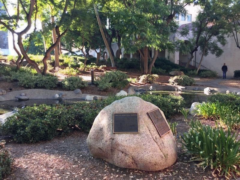 Throop Memorial Garden and Markers image. Click for full size.