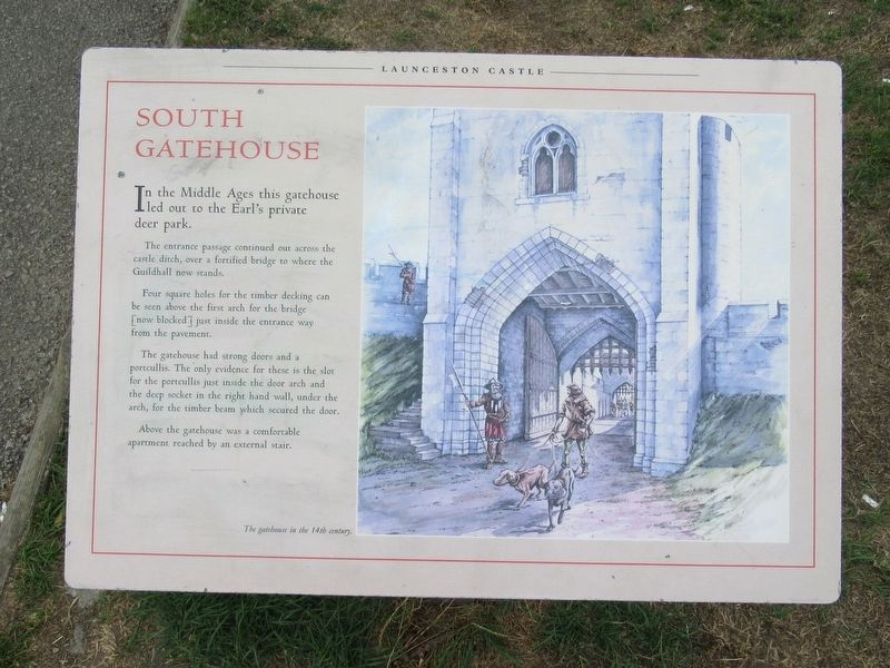 South Gatehouse Marker. Click for full size. South Gatehouse Marker image. Click for full size.
