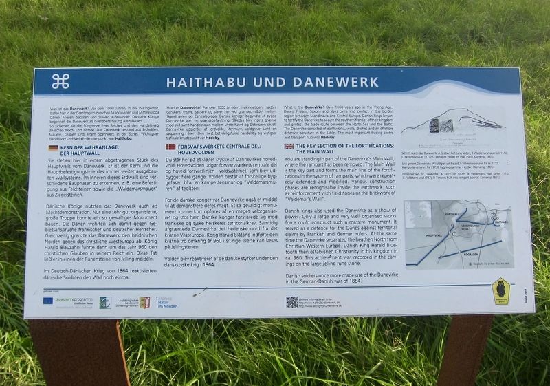 The Key Section of the Fortifications: The Main Wall Marker image. Click for full size.