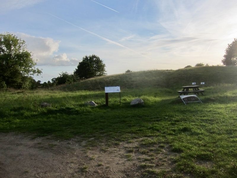 The Key Section of the Fortifications: The Main Wall Marker - wide view image. Click for full size.