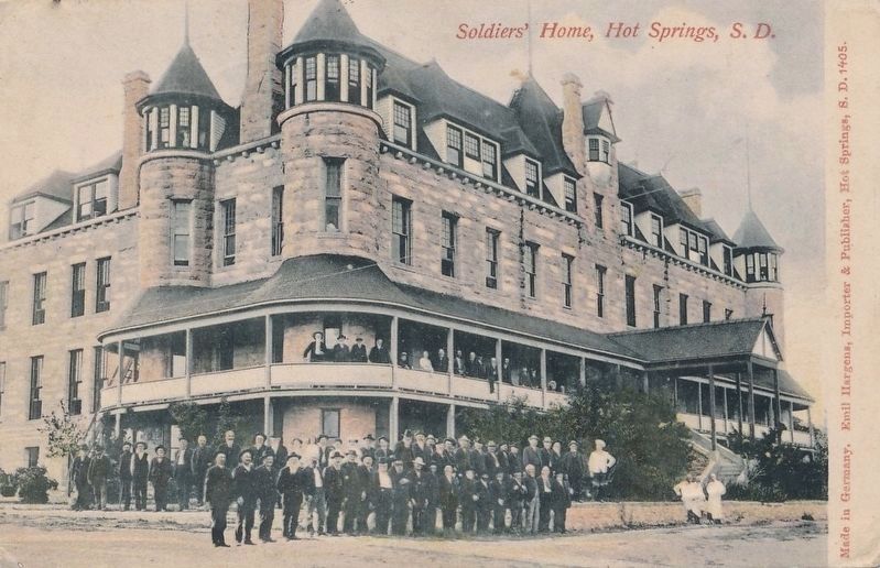 <i>Soldiers' Home, Hot Springs, S.D.</i> image. Click for full size.