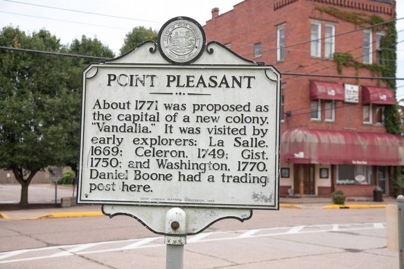 Point Pleasant Marker, side one image. Click for full size.