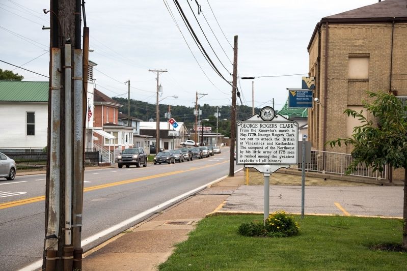 George Rogers Clark Marker. Click for full size. George Rogers Clark Marker image. Click for full size.