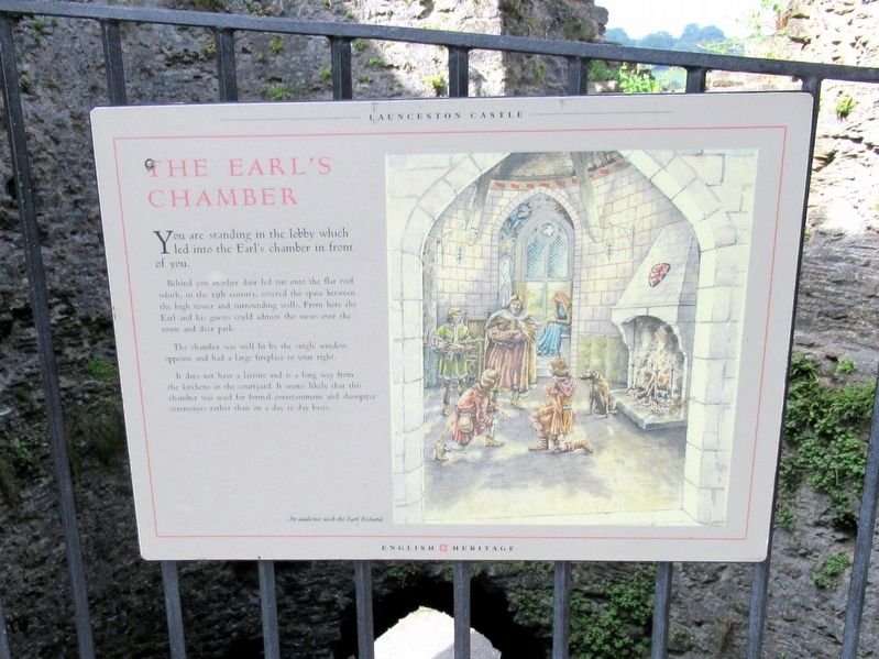 The Earls Chamber Marker. Click for full size. The Earls Chamber Marker image. Click for full size.