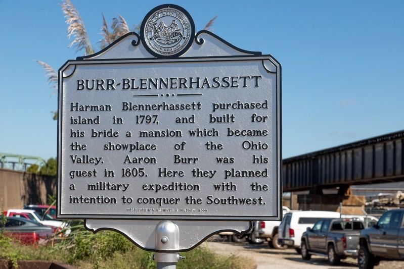 Burr-Blennerhassett Marker image. Click for full size.