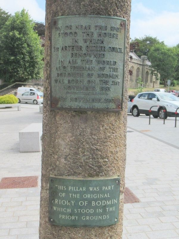 Sir Arthur Quiller Couch House Marker image. Click for full size.