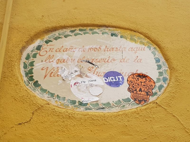 Villa de Guanajuato Marker. Click for full size. Villa de Guanajuato Marker image. Click for full size.