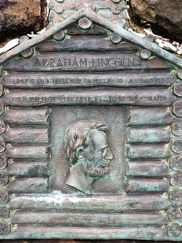 Abraham Lincoln Marker image. Click for full size.