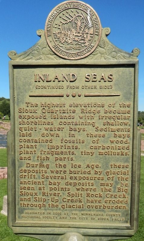 Inland Seas Marker (<i>side 2</i>). Click for full size. Inland Seas Marker (<i>side 2</i>) image. Click for full size.