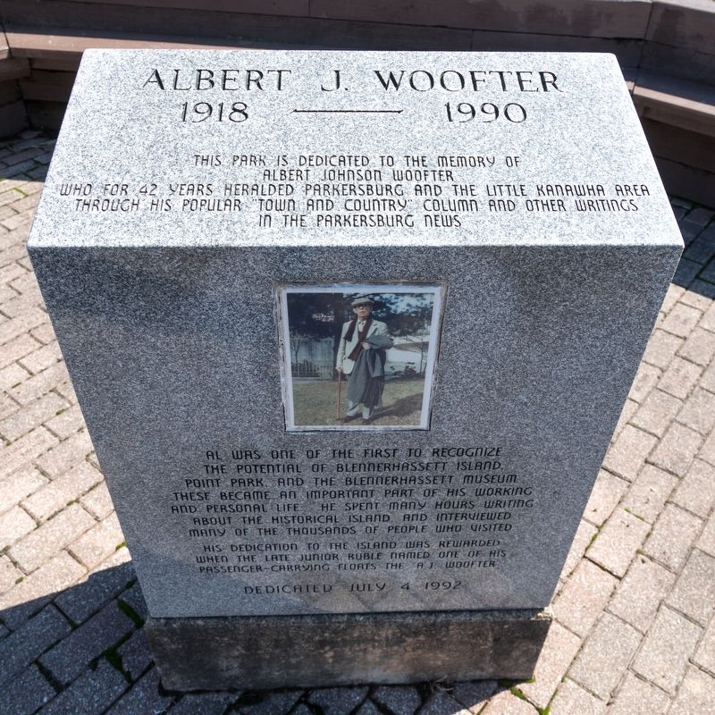 Albert J. Woofter Memorial image. Click for full size.
