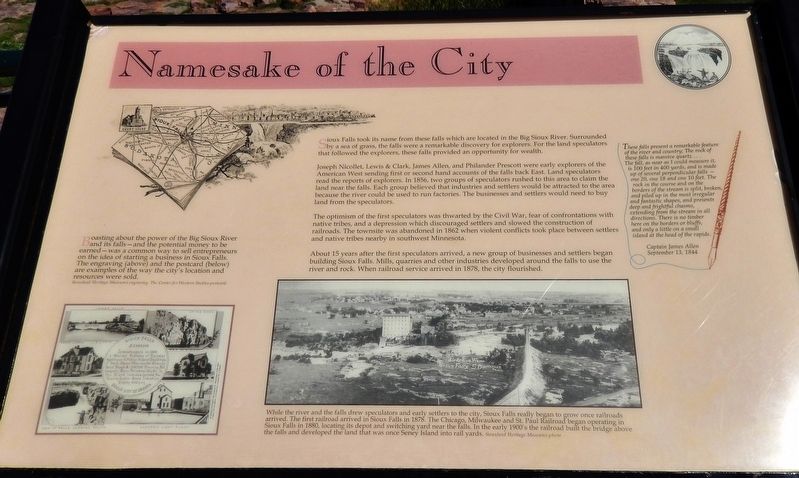 Namesake of the City Marker. Click for full size. Namesake of the City Marker image. Click for full size.