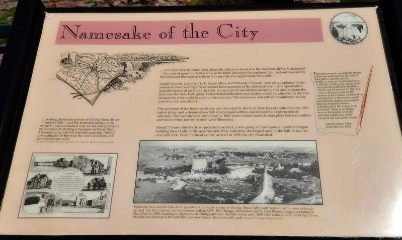 Namesake of the City Marker image. Click for full size.
