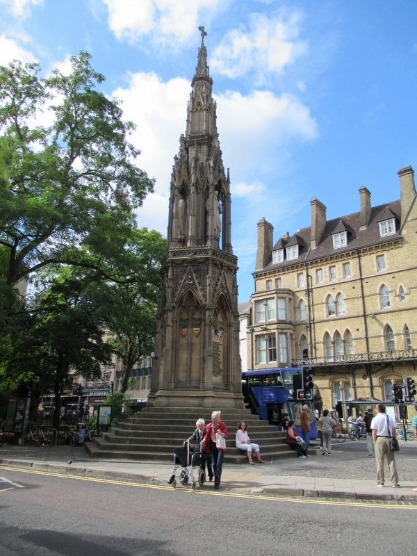 Oxford Martyr’s Memorial. Click for full size. Oxford Martyr’s Memorial image. Click for full size.