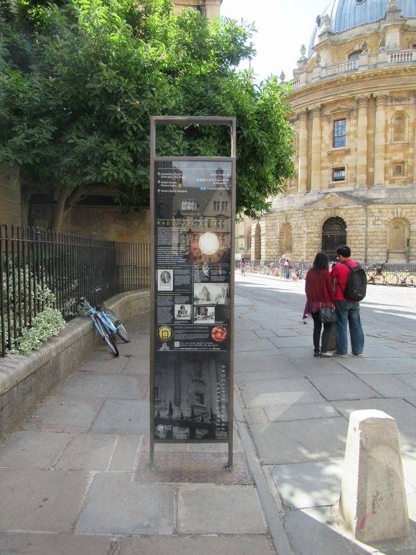 Radcliffe Square Marker. Click for full size. Radcliffe Square Marker image. Click for full size.